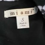 Miami Francescas  black and white lightning tie dye shift dress size small Photo 4