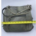 Giani Bernini Msrp Olive Green Leather Shoulder Bag Photo 5