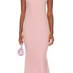 Katie May NEW NWT Mary Kate Strapless Drape Back Gown Rose Quartz Blush Pink Photo 0