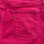 Levi Strauss & CO. Pink Denim Frayed Hem High Rise Short 😘 Photo 5