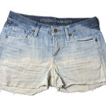 Citizens of Humanity Size 26 Denim Ombré Jean Shorts Cut Offs Frayed Hem #I3-5 Photo 0