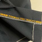 Vintage Mini Pencil Skirt Pinstripes Back Vent Office Navy‎ Blue Parisian Fabric Size 00 Photo 2