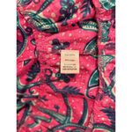 Love The Label Womens Dress Pink V Neck Floral Puff Sleeve Smocked A Line Small Photo 9