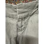 Gap  Y2K Green Pin Striped Low Rise Wide Leg Pants Size 4 Ankle Length Vintage Photo 5