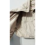 Free People NEW  Chill Out Packable Puffer Poncho Scarf Jacket in Ivory One Size Photo 10