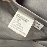 Tahari  Arthur S Levine Metallic Silver Skirt Suit Set Size 8 Petite Photo 12