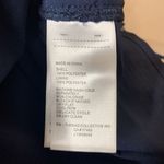 Laundry by Shelli Segal Los Angeles Top Sleeveless Crochet Blue Size Medium Photo 9