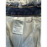 Vervet Raw Waist and Hem Fray Distressed Cutoff Micro Jean Shorts S(3) 28" X 3" Photo 3