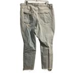 Good American  Straight Leg Jeans 16/38 light wash distressed jeans Photo 1