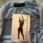 Naked Wardrobe  Blue Cowl Neck Halter Dress NEW Photo 2