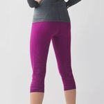 Lululemon Dark Regal Plum Purple Camo Run For Days Crop Athletic Workout Legging Photo 2