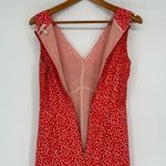 Rebecca Taylor Malia Silk Blend Dress Womens 4 Floral Midi Twist Front Feminine Photo 6