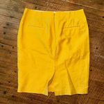 J Crew business casual The pencil 6 mustard minimalist skirt Yellow Photo 2