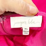 Juniper Blu Sleeveless Ruched Side Bodycon Midi Dress Hot Pink XS Photo 2