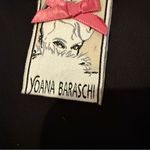 Yoana Baraschi Anthropologie  100% Silk Black Beaded Sleeveless‎ Top Sz S Photo 2