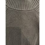 INC XL Black Cold Shoulder Cut Out Black Ribbed Knit Cotton Pullover Sweater Photo 3