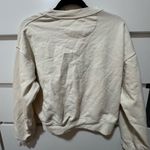 American Eagle Outfitters Cream Crew Neck Sweater Photo 1