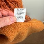 Tensione In Rust Faux Fur Trim Wool Blend Vest Orange Size M Photo 9