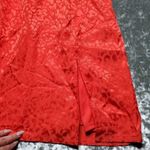 Nordstrom Threads & States Satin Red Leopard Print Slip Dress Photo 1