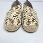 1. State 1.‎ State Dela Roccia Snake Embossed D'Orsay Leather Espadrille Size 6.5 Photo 4