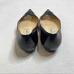 Jimmy Choo  Black Leather Printed Toe flats Photo 3