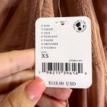 Free People  So Breathless ruffle long top size XS Tuscany pink New Photo 8