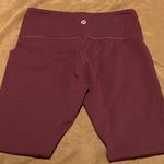 Lululemon Burgundy Leggings Capri Size 6 Photo 1