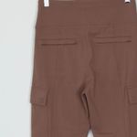 Athleta  Delancey Straight Cargo Pant Womens XS Brown High Rise Trousers Stretch Photo 8