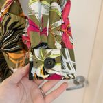 ASOS  Long Sleeve Utility Tropical Print Jumpsuit Size 6 Photo 6