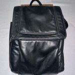 wilson's leather  • Genuine Leather Vintage Black Small Bagpack Multiple Pockets Photo 0