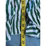 Faithfull the Brand NWT Tramonti Skirt Ruffled Wrap Green Zeus Stripe US 4 Small Photo 4
