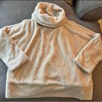Tuckernuck ‎ Teddy Fleece Rollins cowel neck tan sweatshirt Photo 3