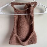 SKIMS NWOT  Rose Clay Cozy Knit Halter Bra Top Photo 5