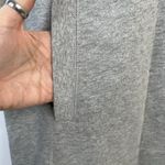 Norma Kamali  Size M Dress V-Neck Sleeveless Sweatshirt Tunic Gray Pocket Women’s Photo 4