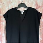 Bar III  Black Cocoon Mini Shift Dress Photo 1