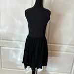 VTG BLACK BASIC FLOWY TANK DRESS Size M Photo 2