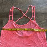 PINK - Victoria's Secret Victoria’s Secret PINK Tank Top Strappy Neon Oversized Small Burnout Photo 6