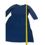 Loft Women Size XS Knit Sweater Dress Blue Rhinestones Stretch 15-141 Photo 5
