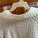 Anthropologie Maeve by  | Cozy White Knit Sweater size medium Photo 3