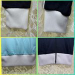 Adidas Vintage  originals Navy turquoise White track Jacket XS Photo 7