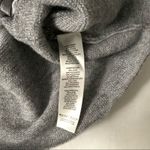 White House | Black Market WHBM Metallic Grey Sweater Dolman Sleeve Wool Blend Size L Photo 1