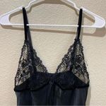 MISS NAORY of Italy Black Silk Blend Beaded Lingerie Slip US Size Small Photo 2