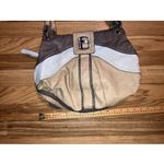 Guess VTG  Y2K Big G Logo Baguette Canvas Monogram AOP Faux Croc Leather Purse Photo 3