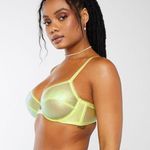 Savagexfenty NWT Savage x Fenty X-Ray Vision Unlined Demi Bra - Space Age Foil - 36B Photo 1