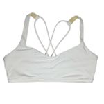 Lululemon  Free To Be Bra White Size 8 Luxtreme Light Support Yoga EUC Photo 1