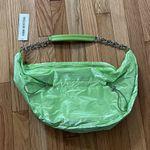 Urban Outfitters NWOT  Neon Green Crescent Purse Photo 1