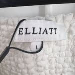 Elliatt  Feminise Textured‎ Puff Sleeve Mini Dress Large White New Photo 5