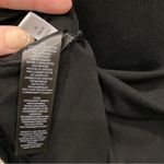 White House | Black Market WHBM Black High Mock Neck Blouse Short-sleeved Shirt Top Gold Stud accents XXS Photo 5