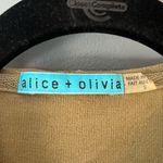 Alice + Olivia Olive Green Zip-Up Hoodie Photo 2