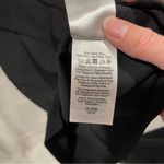 DKNY lbd black asymmetrical neck sheath midi dress rounded ruffle collar Photo 4